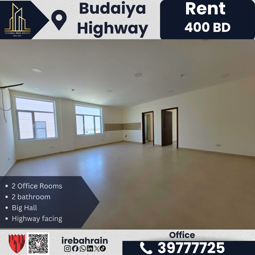 Budaiya, Offices, BHD 400,  Office For Rent &ndash; Budaiya Highway
