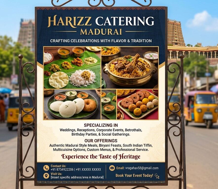 Madurai, Food & Drink, Harizz Catering Services
