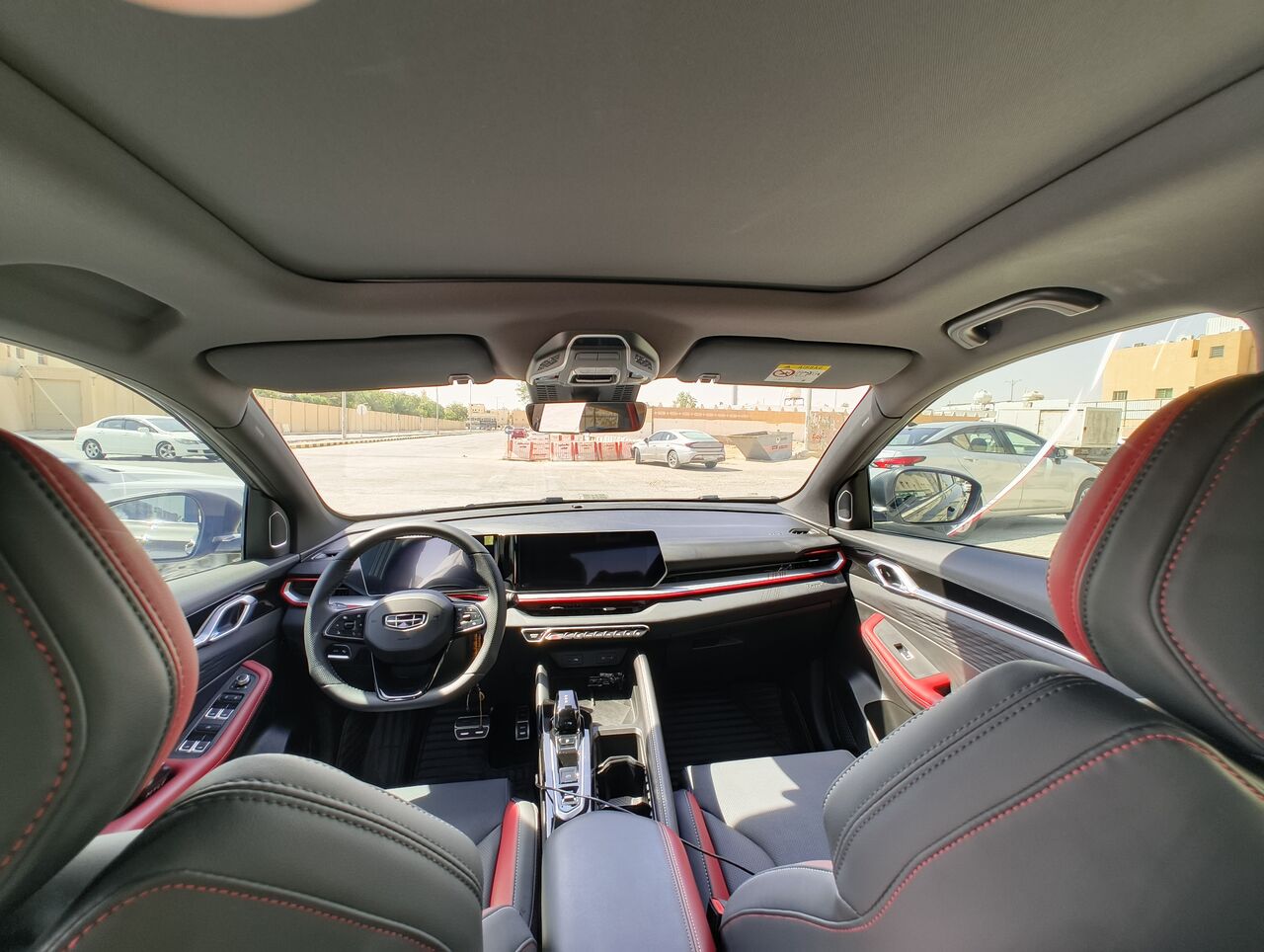 Riyadh, Vehicles, Cars & Trucks , SAR 70000,  Geely Coolray 2025,  2025,  Automatic,  21000 KM,  Mint Condition GF+ Full Option Geely Coolray (Dark Grey / Black)