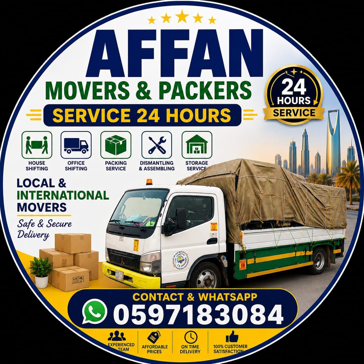 Riyadh, Labor/Moving, House Shifting Office Shifting Villa Appartment Complete Moving And Shifting ?◇0538916034^