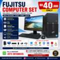 BHD 40,  Fujitsu Computer Set Intel Core I5 8GB/500GB HDD 20-inch Display 40BD