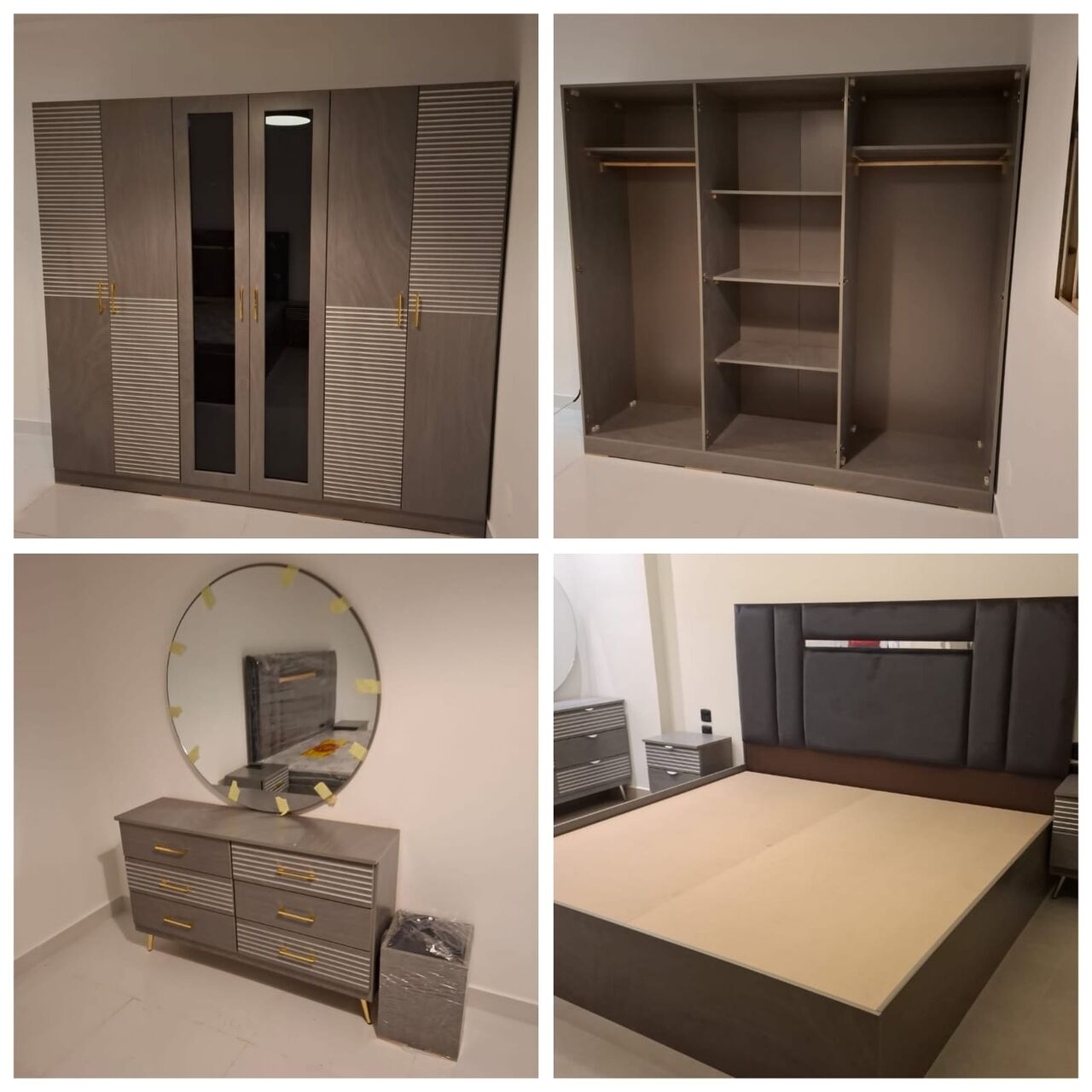 Riyadh, Furniture, SAR 11,  New Bedroom Set Sale Online Home Devlree Free