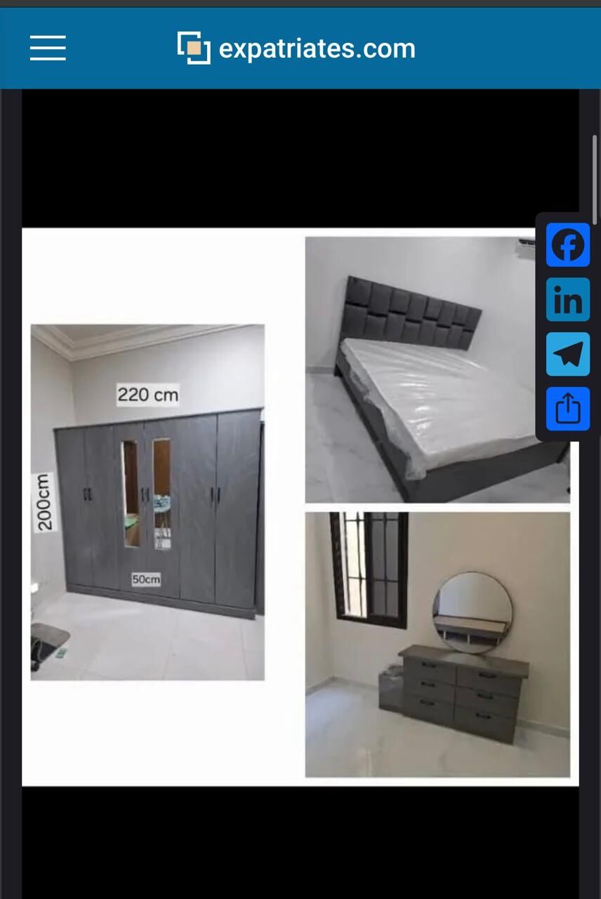 Riyadh, Furniture, SAR 11,  New Bedroom Set Sale Online Home Devlree Free