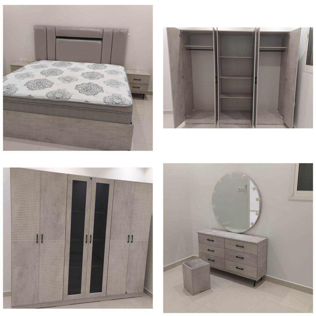 Riyadh, Furniture, SAR 11,  New Bedroom Set Sale Online Home Devlree Free