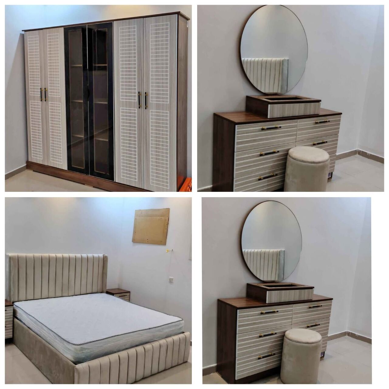 Riyadh, Furniture, SAR 11,  New Bedroom Set Sale Online Home Devlree Free
