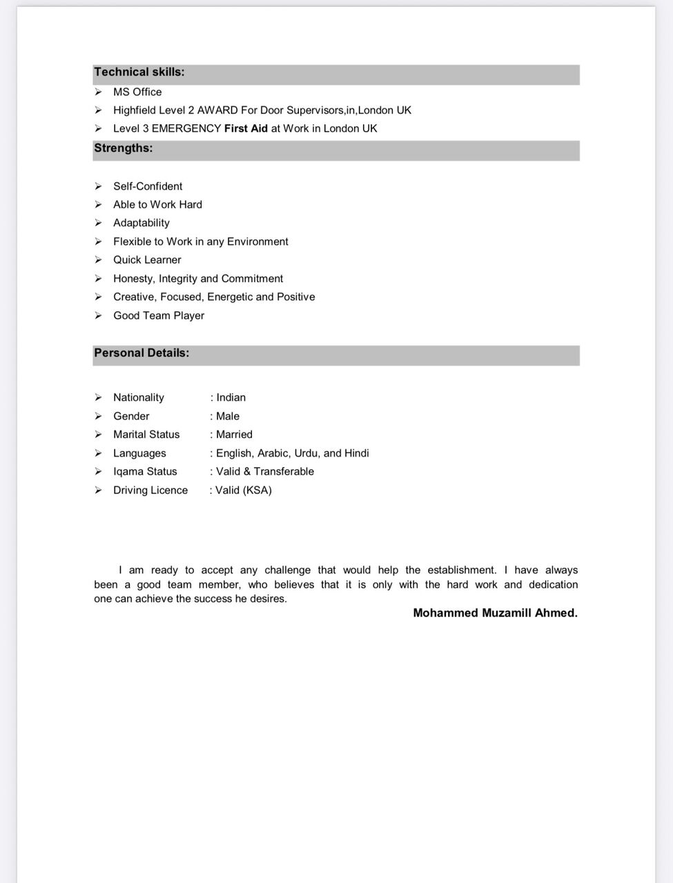 Jeddah, Job Seekers, Purchasing Officer Looking For Job