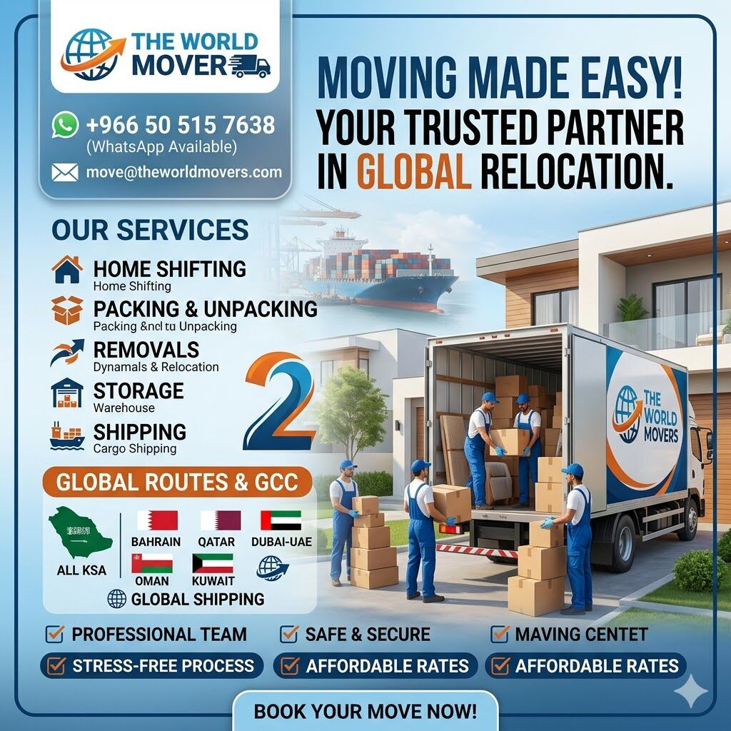 Khobar, Labor/Moving, The World Movers - HOME SHIFTING▲2▲ALL KSA-BAHRAIN-QATAR▲DUBAI-UAE▲OMAN▲KUWAIT▲0505157638`