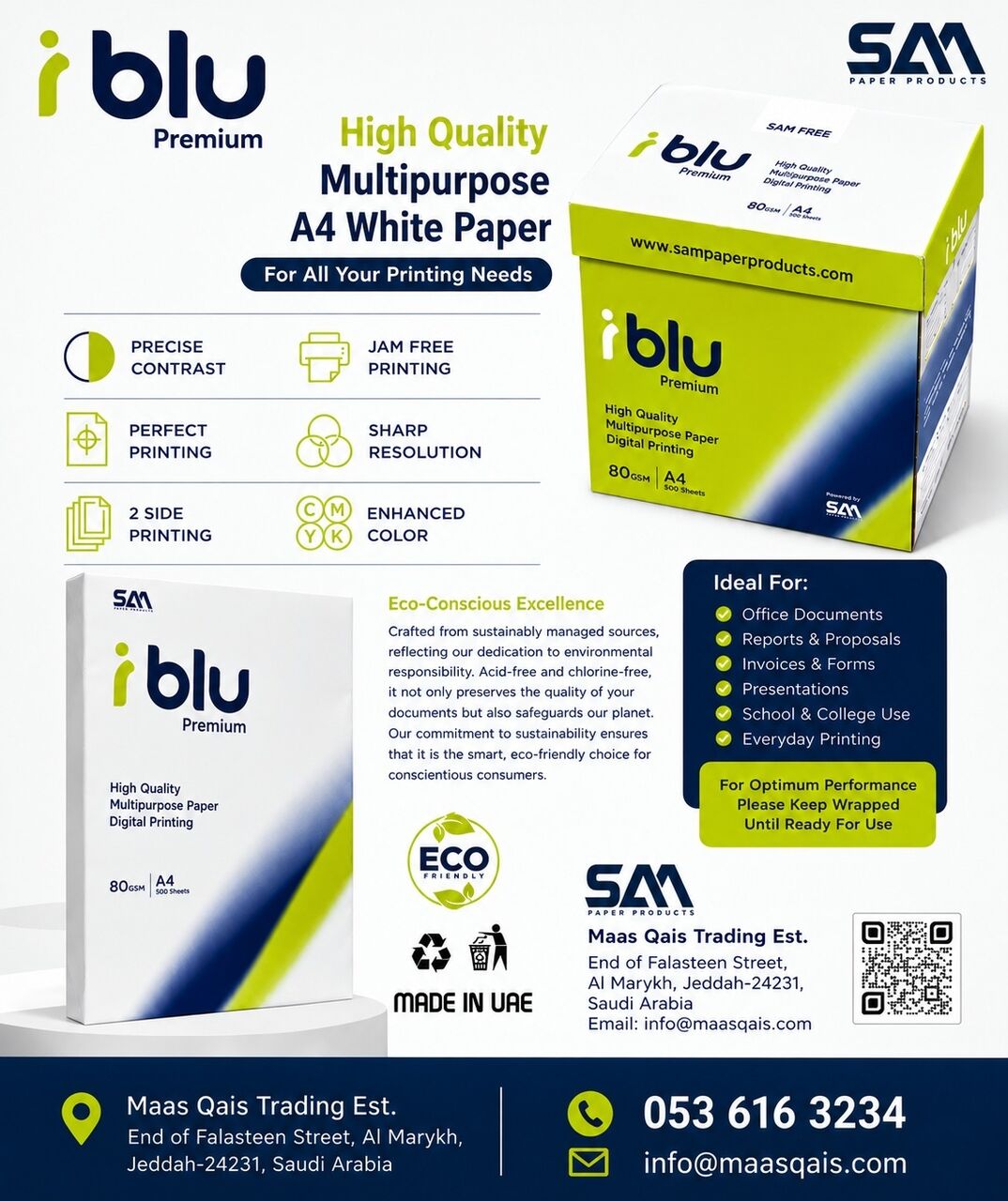 Jeddah, Wholesale Products, High Quality  Multipurpose A4 White Paper