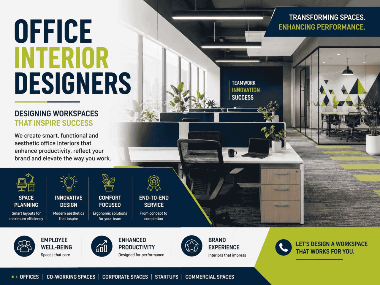 Greater Noida, Interior Design, Professional Office Interior Designers For Modern Workspaces