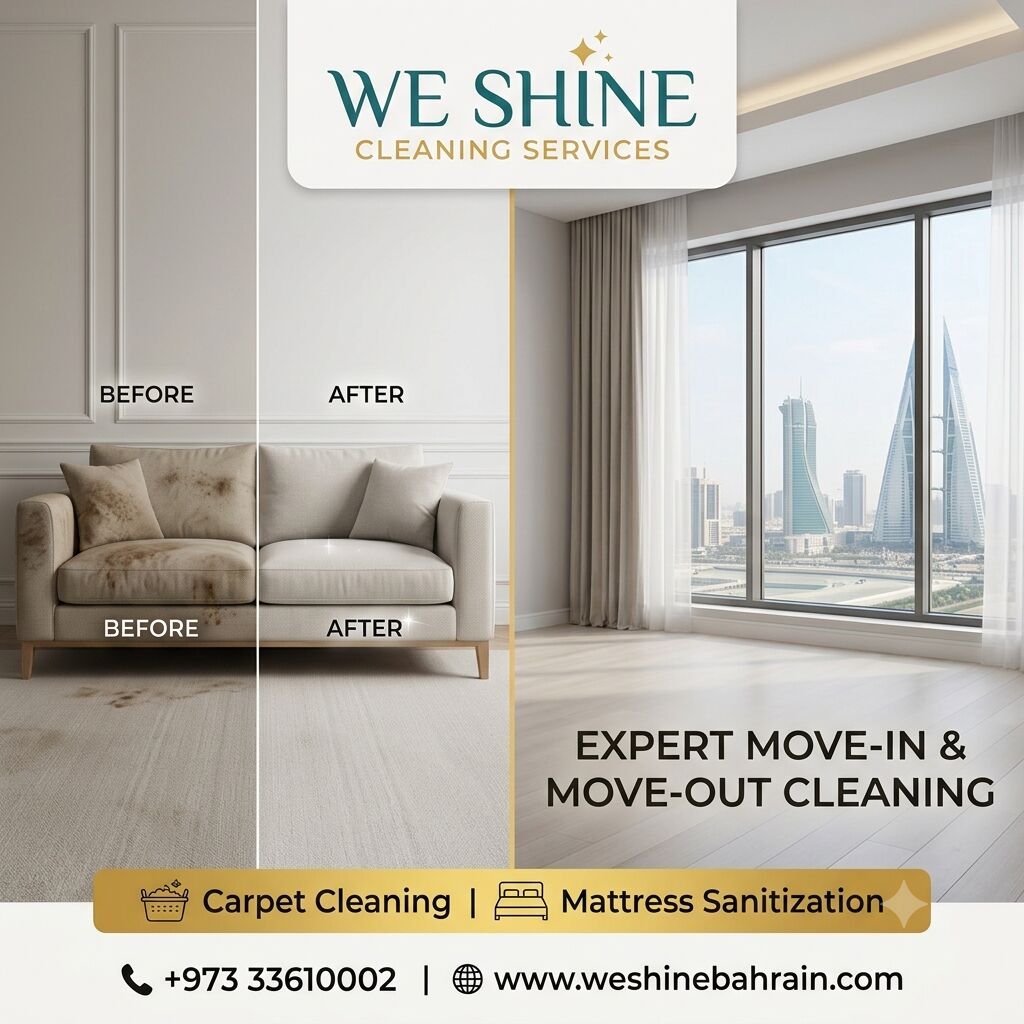 Amwaj Islands, Cleaning, Premium Sofa & Move-In/Move-Out Cleaning Services In Bahrain