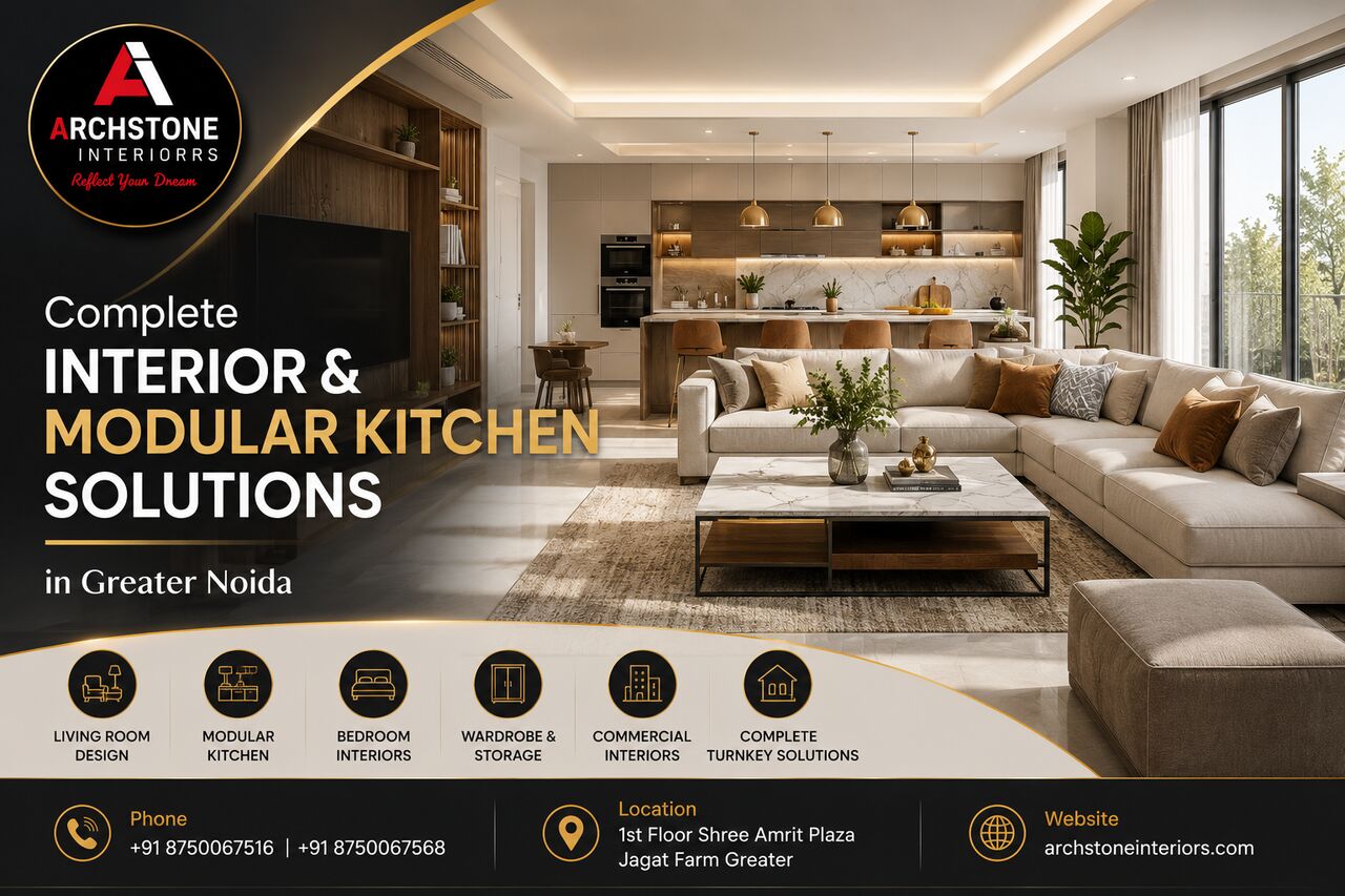 Greater Noida, Interior Design, Complete Interior & Modular Kitchen Solutions In Greater Noida