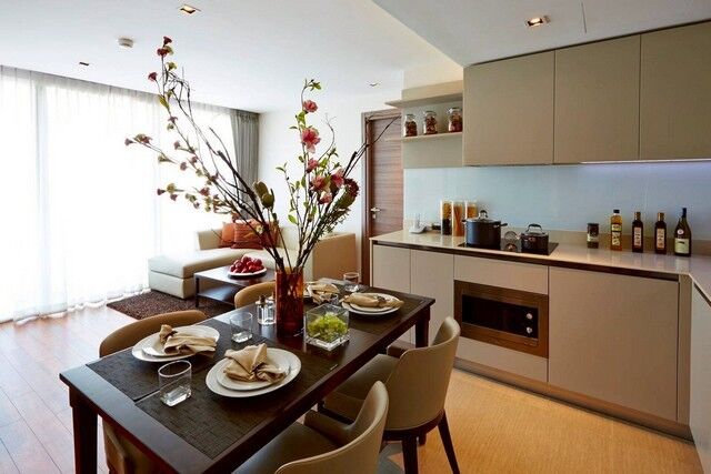 Bangkok, Villas, THB 75000,  72 Sq. Meter,  Condo For Rent, The Residence @61 Thonglor, Size 72 Sq M, 2 Bedrooms, 1 Bathroom, With
