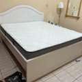 BHD 60,  King Size Mattress (good Quality From Bed Center) And Bed