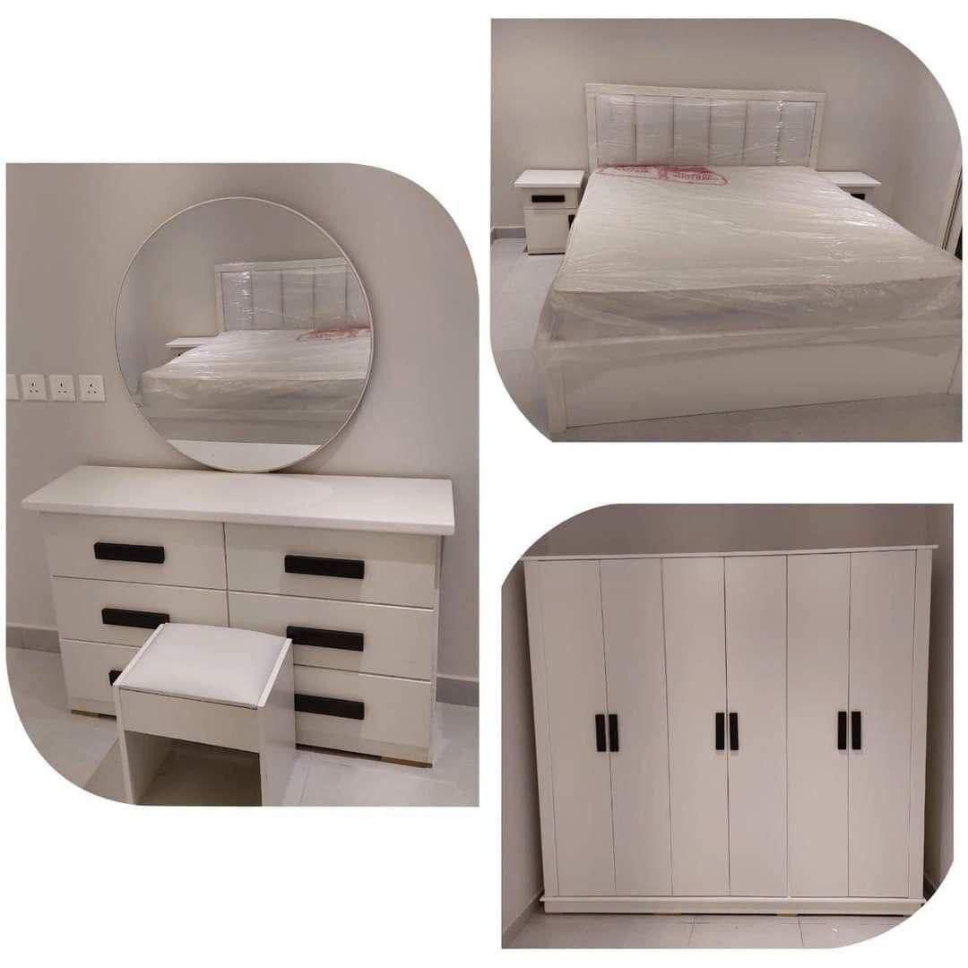 Riyadh, Household Items, SAR 1600,  LUXURY BEDROOM SET &ndash; AVAILABLE NOW  Complete Set Includes:  - Bed Frame - 2 Wardrobes - 2