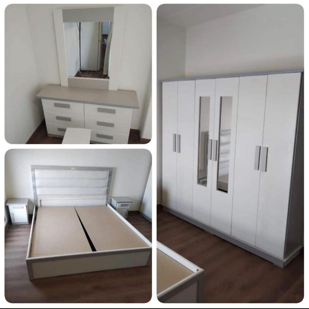 Riyadh, Household Items, SAR 1600,  LUXURY BEDROOM SET &ndash; AVAILABLE NOW  Complete Set Includes:  - Bed Frame - 2 Wardrobes - 2
