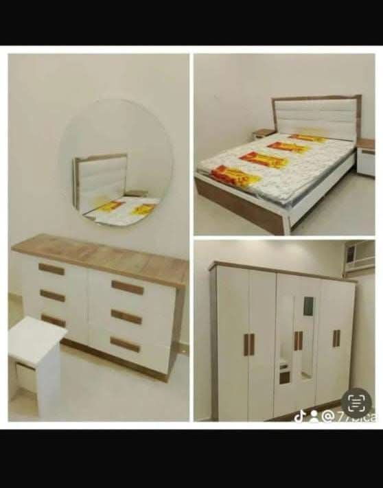 Riyadh, Household Items, SAR 1600,  LUXURY BEDROOM SET &ndash; AVAILABLE NOW  Complete Set Includes:  - Bed Frame - 2 Wardrobes - 2