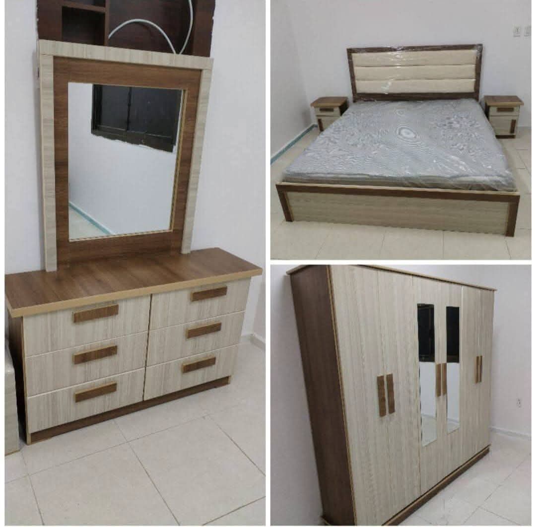 Riyadh, Household Items, SAR 1600,  LUXURY BEDROOM SET &ndash; AVAILABLE NOW  Complete Set Includes:  - Bed Frame - 2 Wardrobes - 2