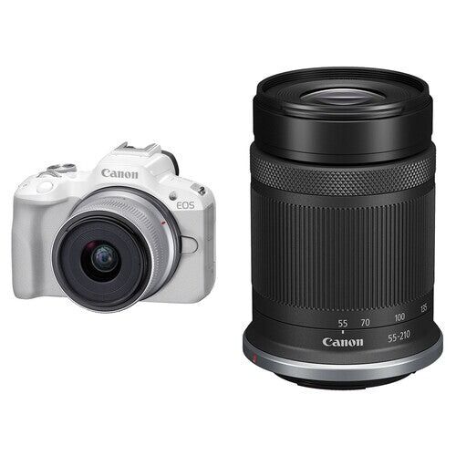 Manchester, Electronics, GBP 614,  Buy Canon EOS R50 White Mirrorless Camera Kit With Two RF Lenses UK