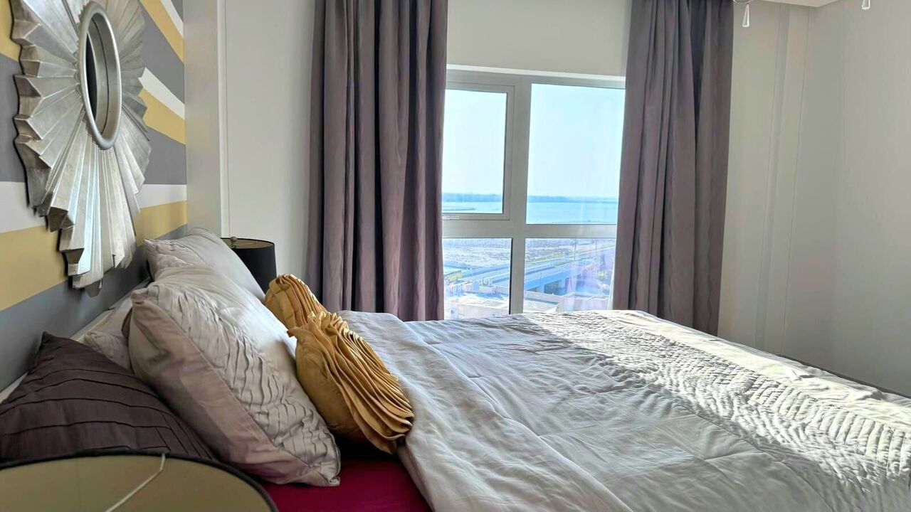 Amwaj Islands, Apartments, Flats, Houses & Villas, BHD 370/month,  Furnished,  2 BR,  124 Sq. Meter,  Lagoon View 2 BR FF Apartment With Balcony Amwaj Island