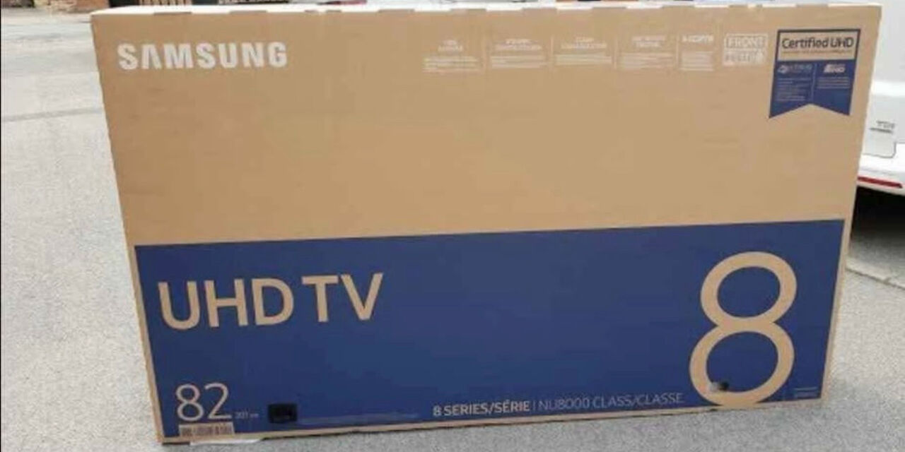 Riyadh, Electronics, SAR 3500,  82 Inch Samsung Smart 4K TV