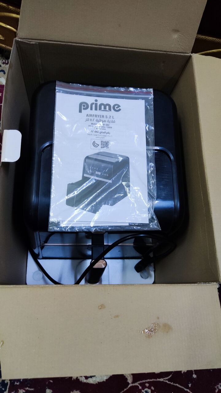 Umm Al Hamam, Appliances, SAR 89,  Air Fryer - Prime 5.2L (almost New)