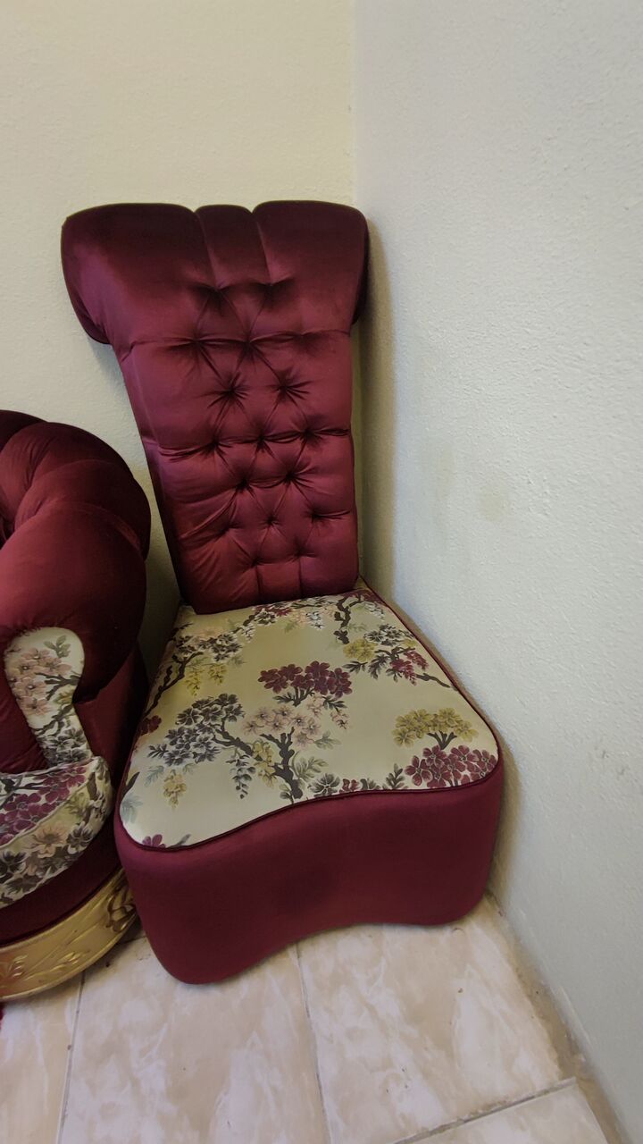 Umm Al Hamam, Furniture, SAR 499,  Sofa Set + Glass Side Table (almost New)