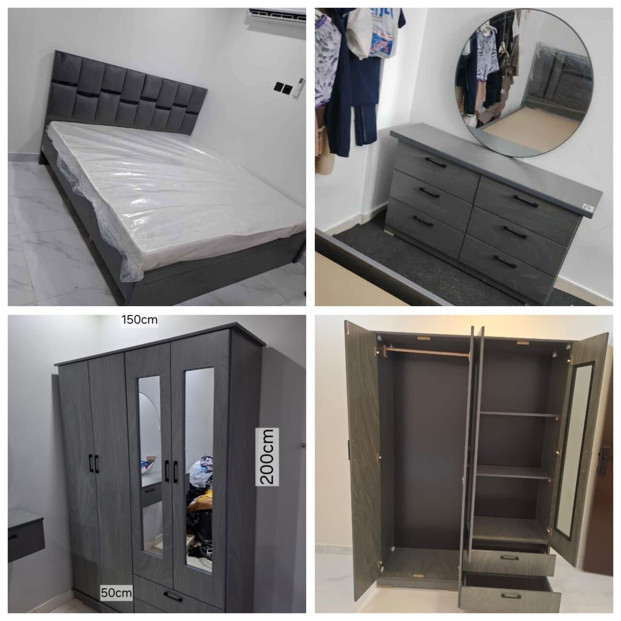 Al Mursalat, Furniture, SAR 111,  New Bedroom Set Sale Online Home Devlree