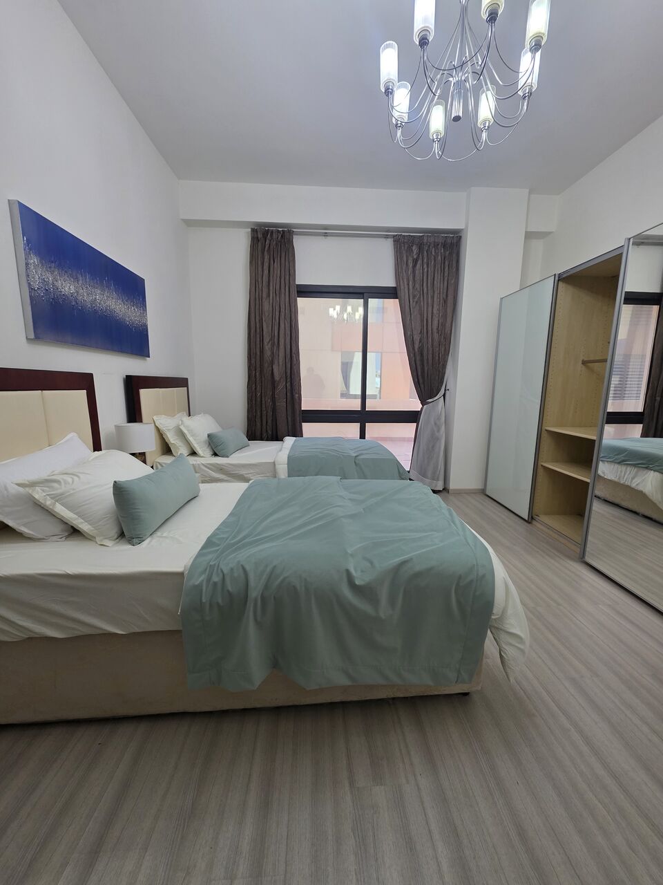 Mahooz, Apartments, Flats, Houses & Villas, BHD 550/month,  3 BR,  Parking - Gym , Pool WiFi - Fully Furnished 3 BHK Balcony Flat With Ewa @550/BD In Mahooz