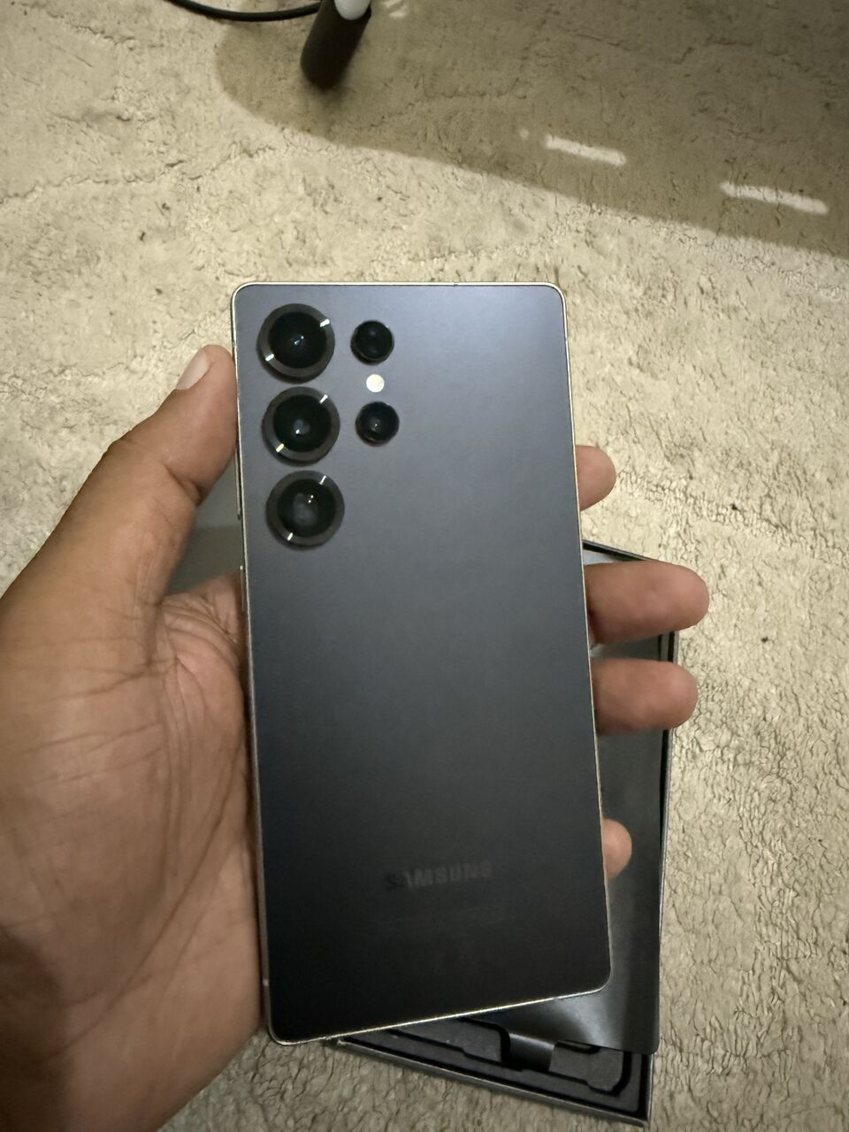 Al Adama, Mobile Phones, SAR 3000,  SAMSUNG S25 ULTRA - TITANIUM BLACK - 256GB MEMORY - 12GB RAM