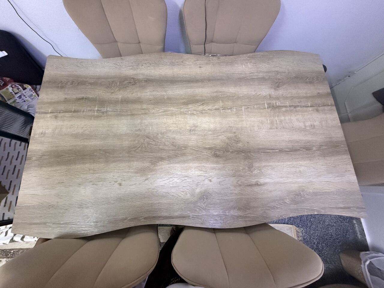 Riyadh, Furniture, SAR 500,  Sturdy Wooden Dining Table With 6 Chairs