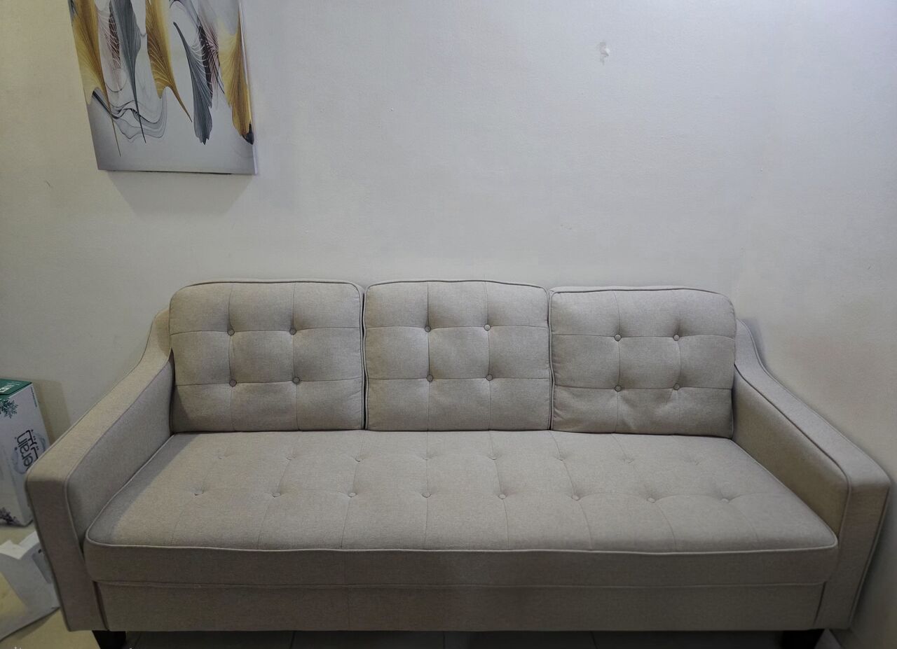 Khobar, Furniture, SAR 1000,  Home Center Modern 3-Seater Sofa &ndash; Excellent Condition
