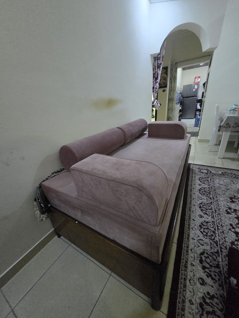 Al Khobar Al Shamalia, Furniture, SAR 1200,  Wooden Daybed With Cushions And Storage