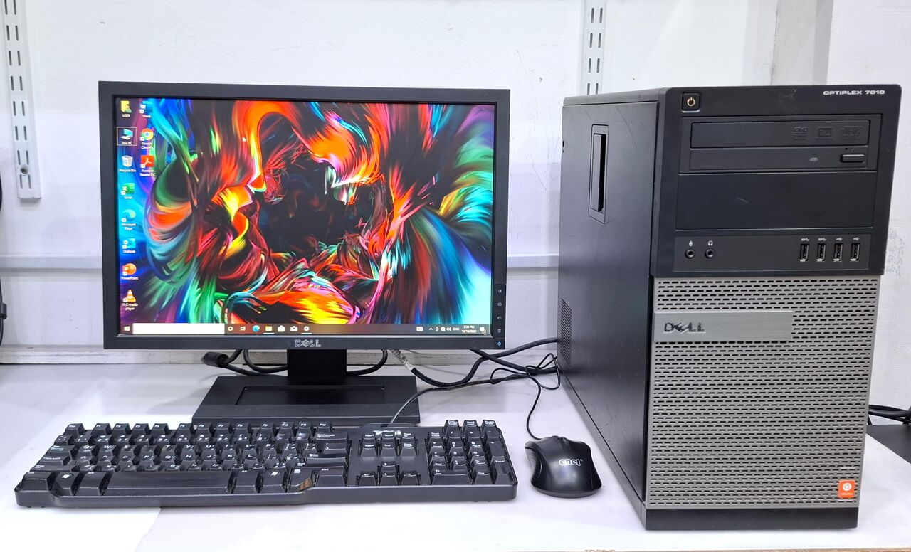Muharraq, Computers, BHD 55,  DELL Core I7 4th Gen WiFi Computer Full Set With DELL Wide Monitor New 120GB SSD + 8GB RAM
