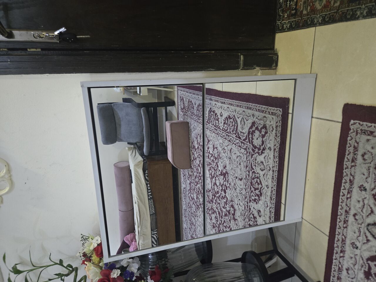 Dammam, Furniture, SAR 250,  Shoe Cabinet With Mirror