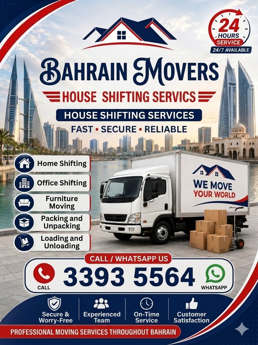 Manama, Labor/Moving, House Villa Flat Office Shop Store Moving Delivery Event Transport Available