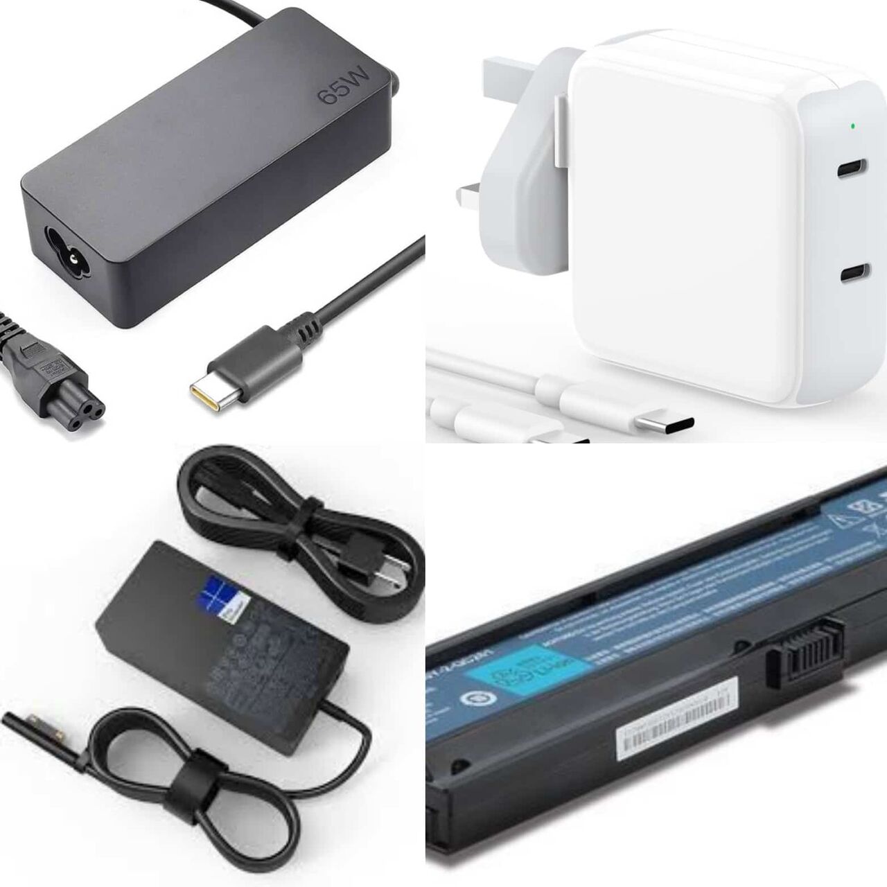 Manama, Computers, BHD 6,  New Box Pack Laptop Adapters, Batteries MacBook,Type-C,Surface Pro & Gaming Laptop Adapter