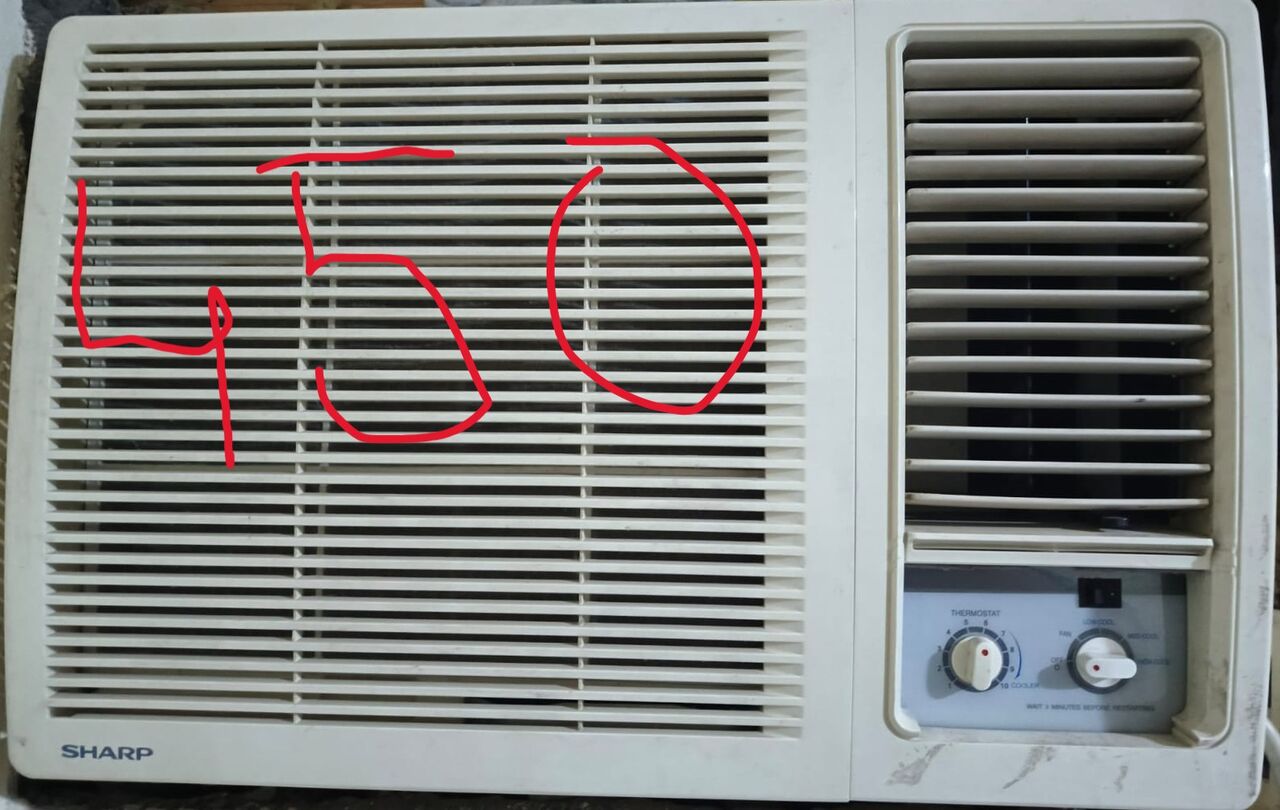 Khobar, Air Conditioners, SAR 550,  Window ACs (03), Excellent Condition All Three (550, 450, 450)