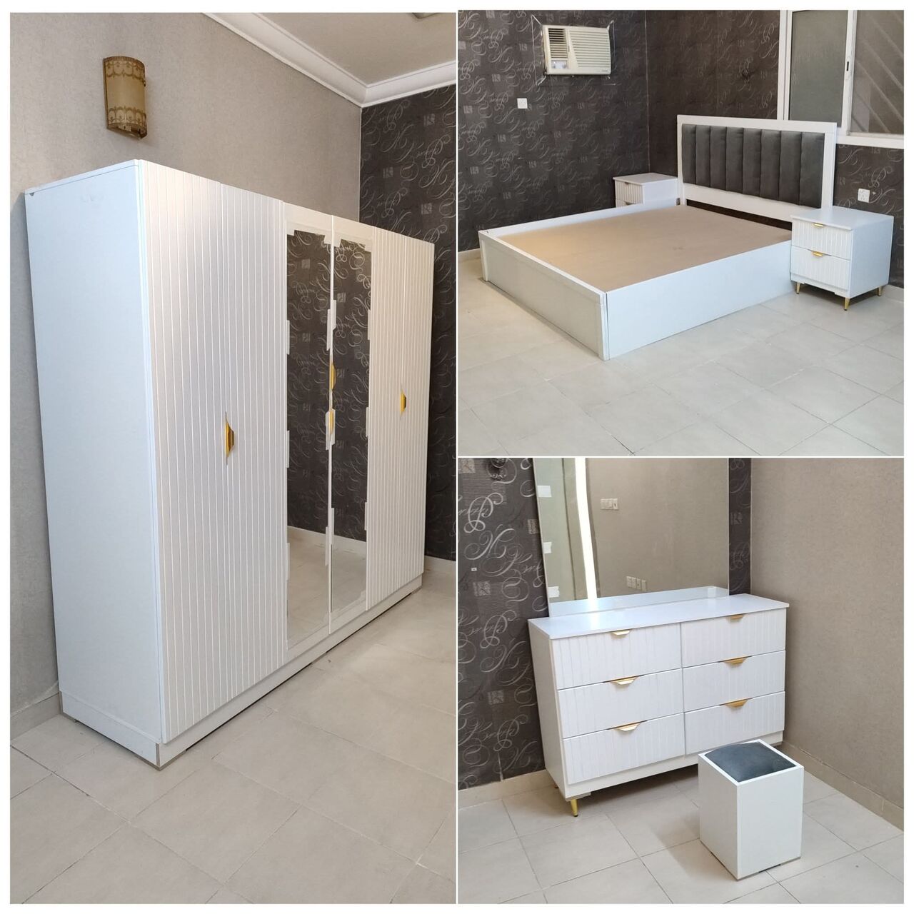 Riyadh, Furniture, SAR 1,  Luxury Bedroom Furniture Set With Free Delivery