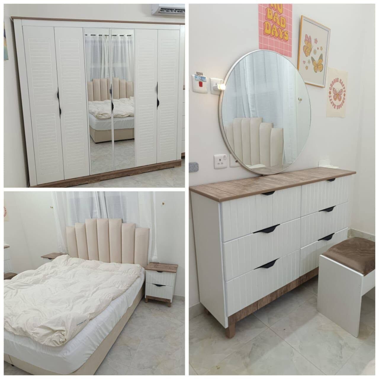 Riyadh, Furniture, SAR 1,  Luxury Bedroom Furniture Set With Free Delivery