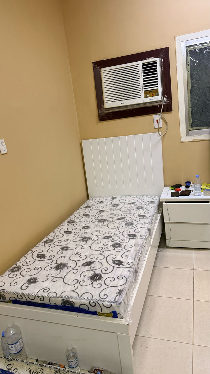 Khobar, Household Items, SAR 800,  2 SINGLE BED FOR SALE With Mattress Ann Side Table