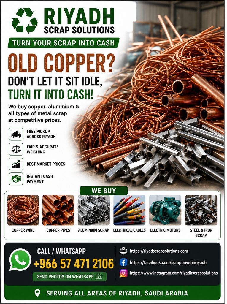 Riyadh, Items Wanted, We Are Looking For Scrap To Buy
