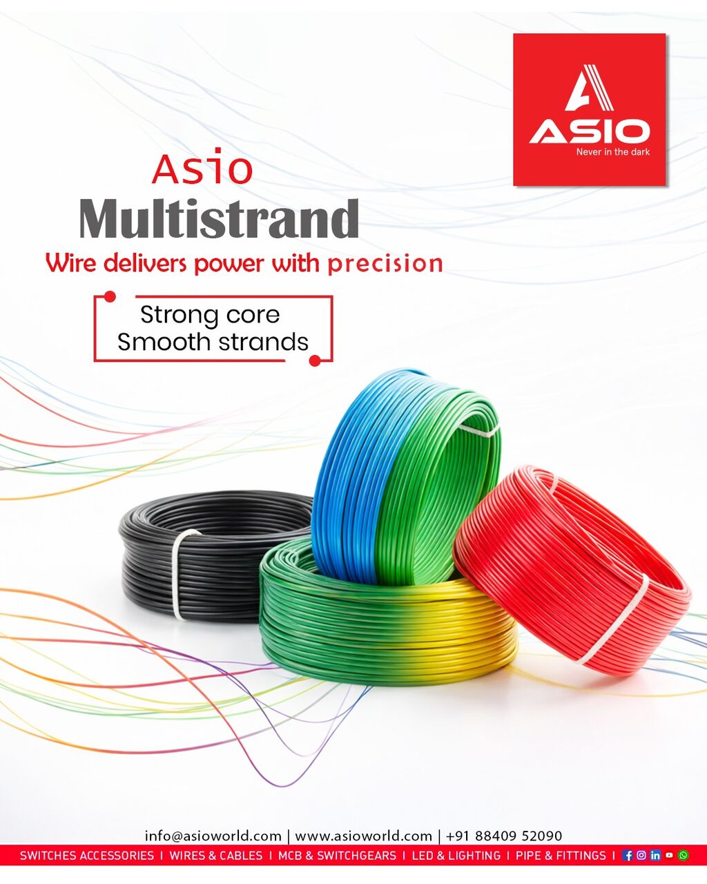 Lucknow, Electronics, Best Electric Wires Company In India | Asio Electricals