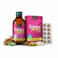 5 Days Mom Forte Combo Pack For Period Pain - Syrup 200ml | 10x10 Tablets