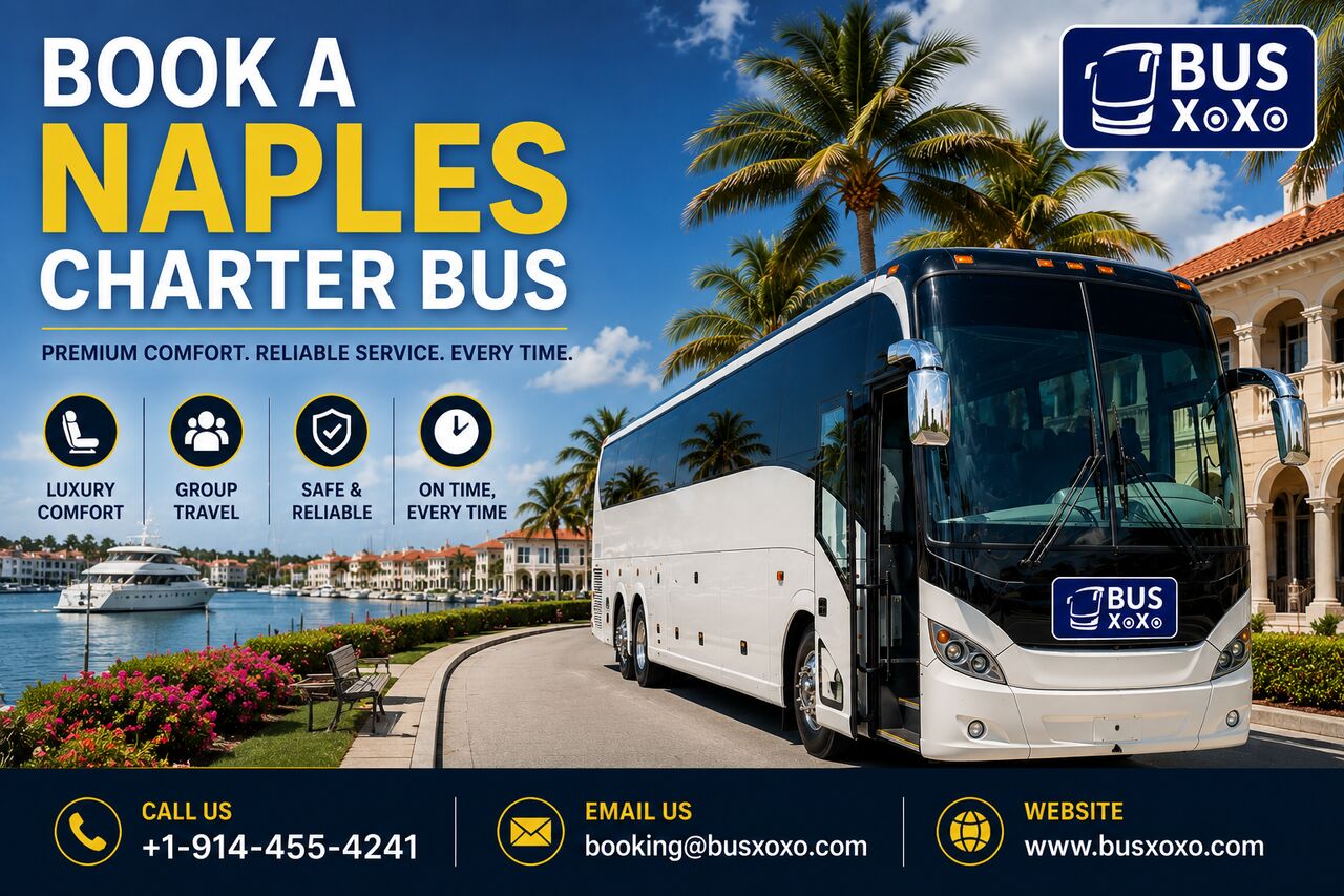 Miami, Travel, Book A Charter Bus In Naples For Business And Family Group Travel