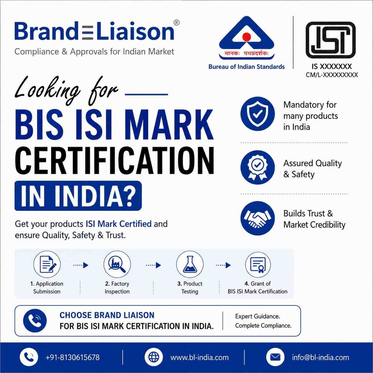 New Delhi, Legal, Looking For BIS ISI Mark Certification In India?