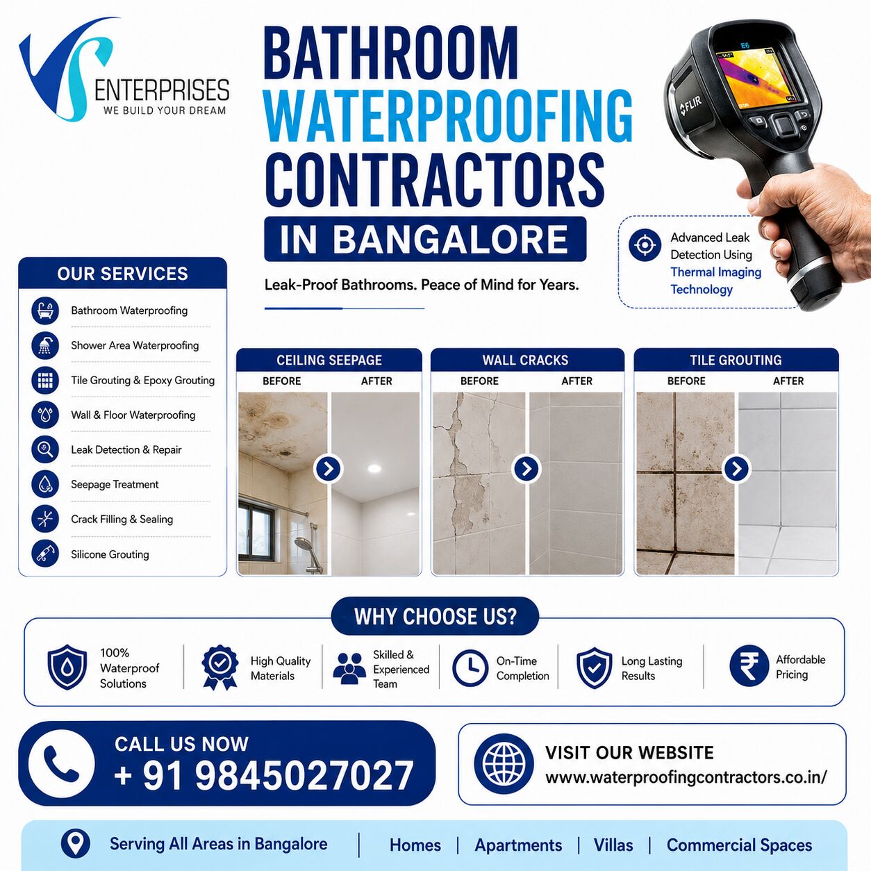 Bangalore, Construction, Bathroom Waterproofing Contractors In Bangalore