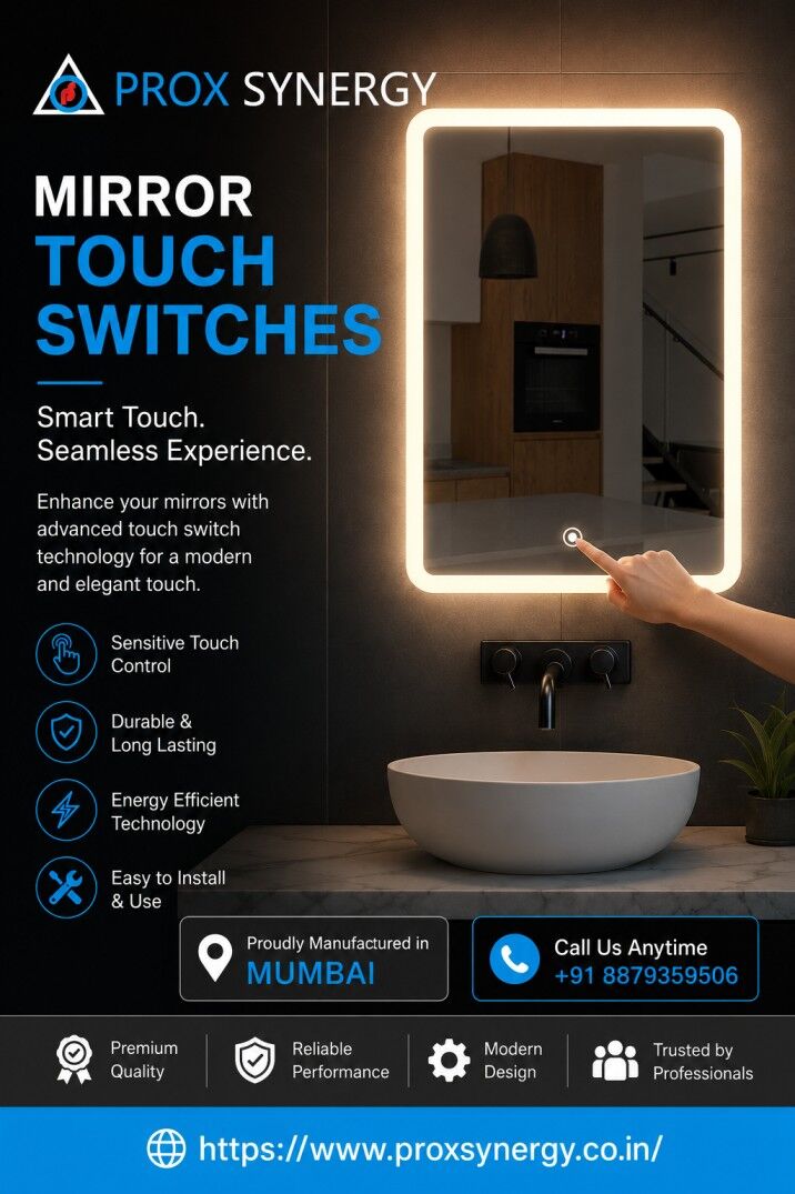 Mumbai, Business, Mirror Touch Switches Manufacturer Mumbai