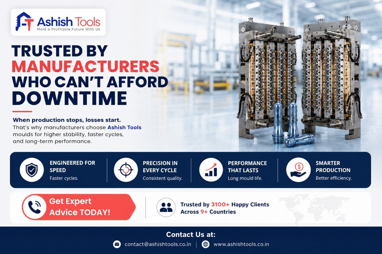 Noida, Industrial Machinery, High-Precision PET Preform Moulds For Consistent Production