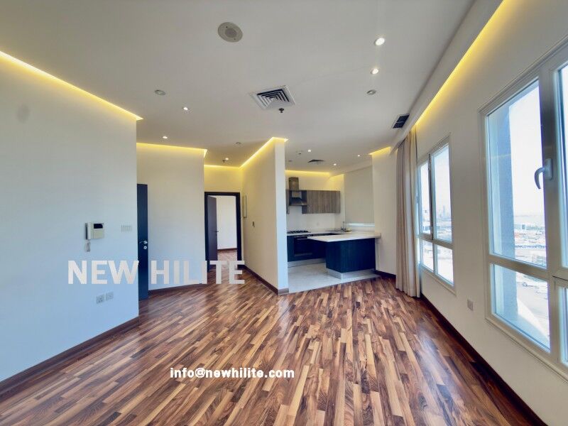 Salmiya, Apartments, Flats, Houses & Villas, KWD 450/month,  1 BR,  1 Bedroom Semi-Furnished Sea View Apartment For Rent In Salmiya