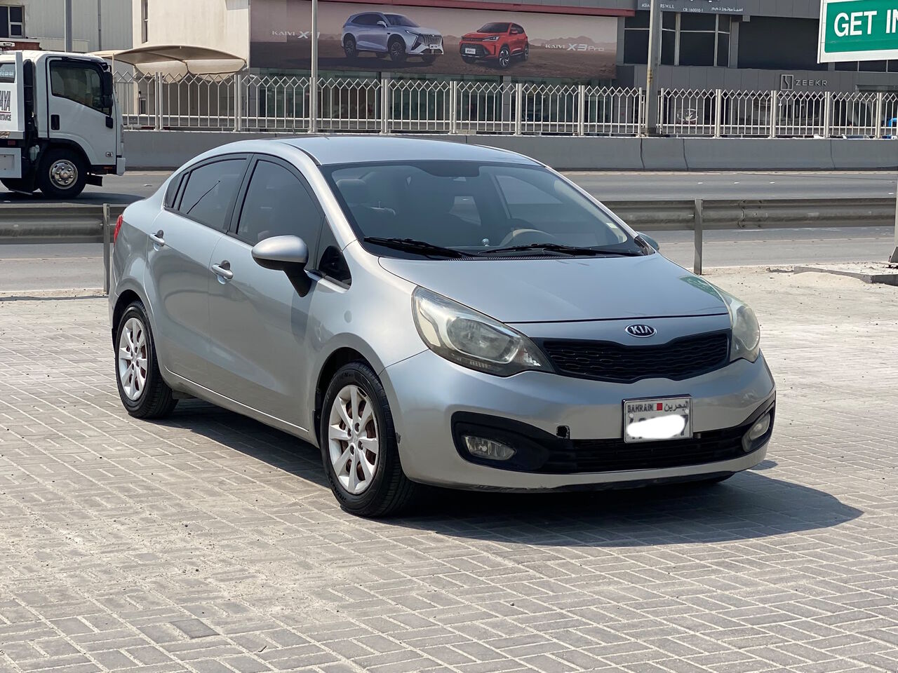 Manama, Vehicles, Cars & Trucks , BHD 1350,  Kia Rio,  2014,  Automatic,  221200 KM,    (Silver)